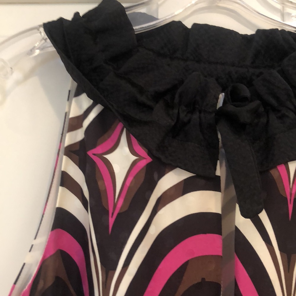Silk patterned top - Picture 2 of 6